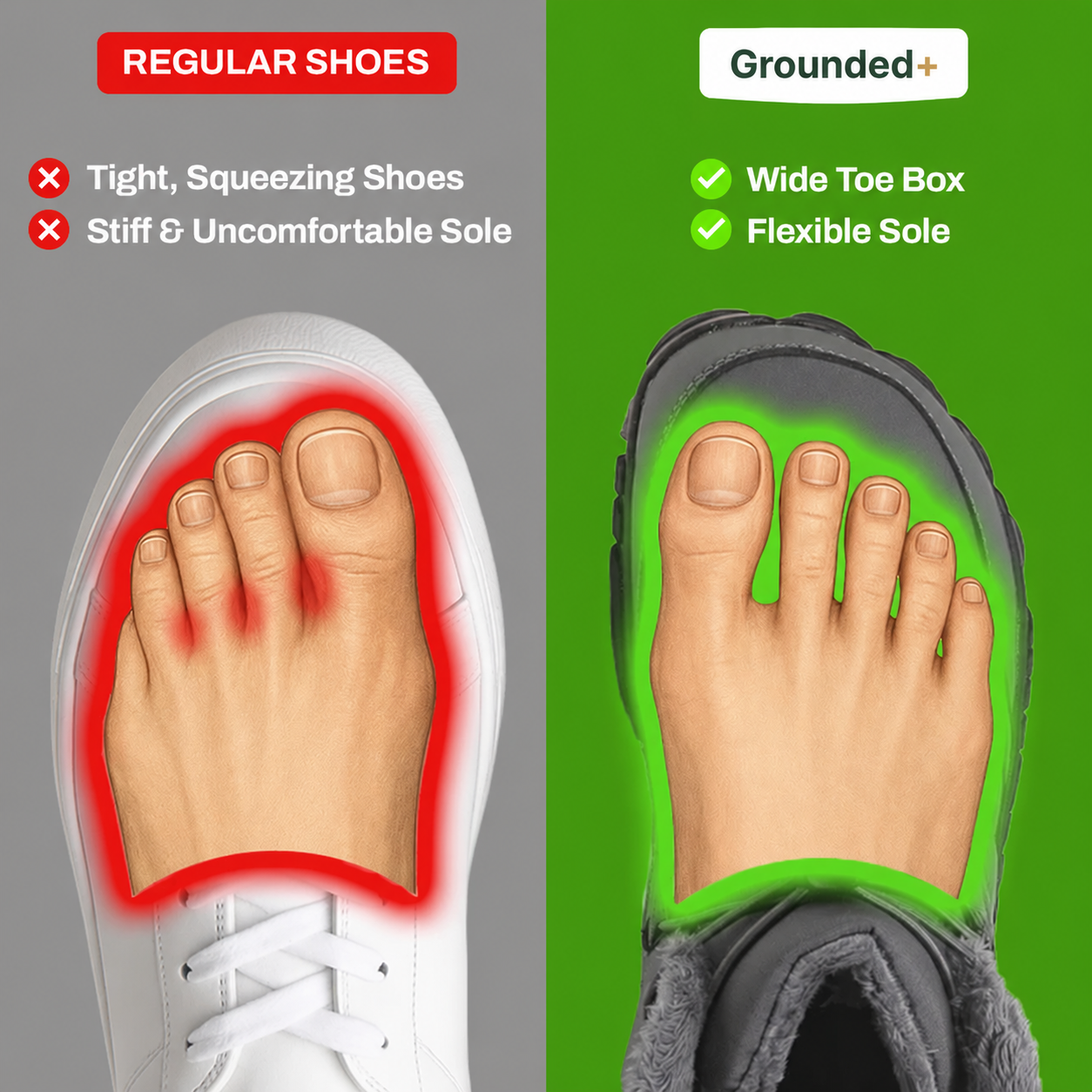 Urban Trekker- Non-slip & waterproof winter barefoot shoe (Unisex)